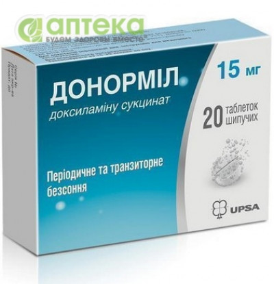 На фото - ДОНОРМИЛ таблетки шип. по 15 мг №20 (10х2) в тубе. На этой странице можно купить ДОНОРМИЛ в Америке США Канаде. А также узнать стоимость ДОНОРМИЛ в Америке США Канаде